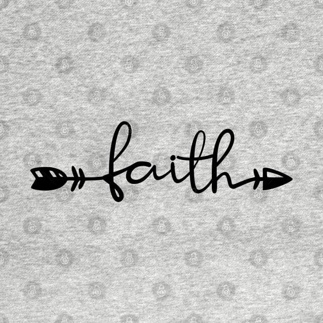 Faith Arrow, Christian Design by ChristianLifeApparel